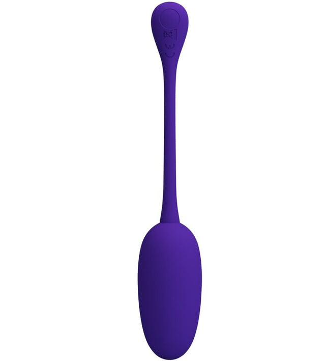 PRETTY LOVE - KNUCKER PURPLE RECHARGEABLE VIBRATING EGG