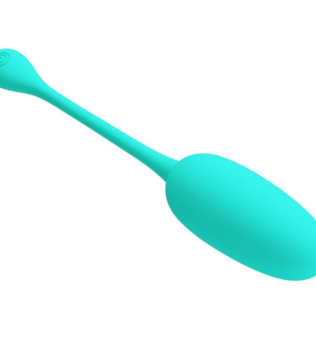 PRETTY LOVE - KNUCKER WATER GREEN RECHARGEABLE VIBRATING EGG