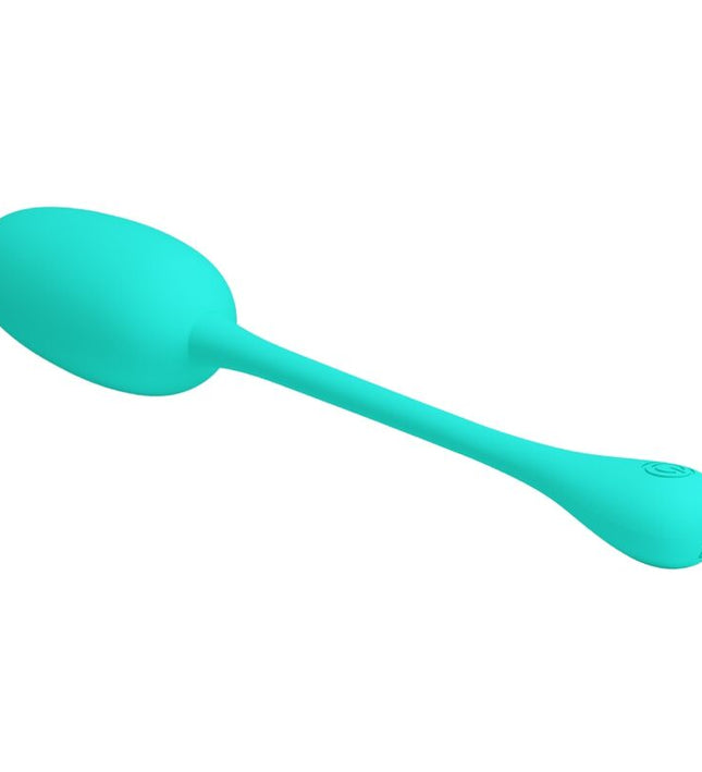 PRETTY LOVE - KNUCKER WATER GREEN RECHARGEABLE VIBRATING EGG