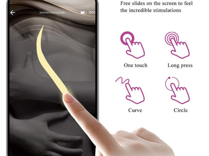 PRETTY LOVE - JAYLEEN VIBRATOR APP REMOTE CONTROL PURPLE