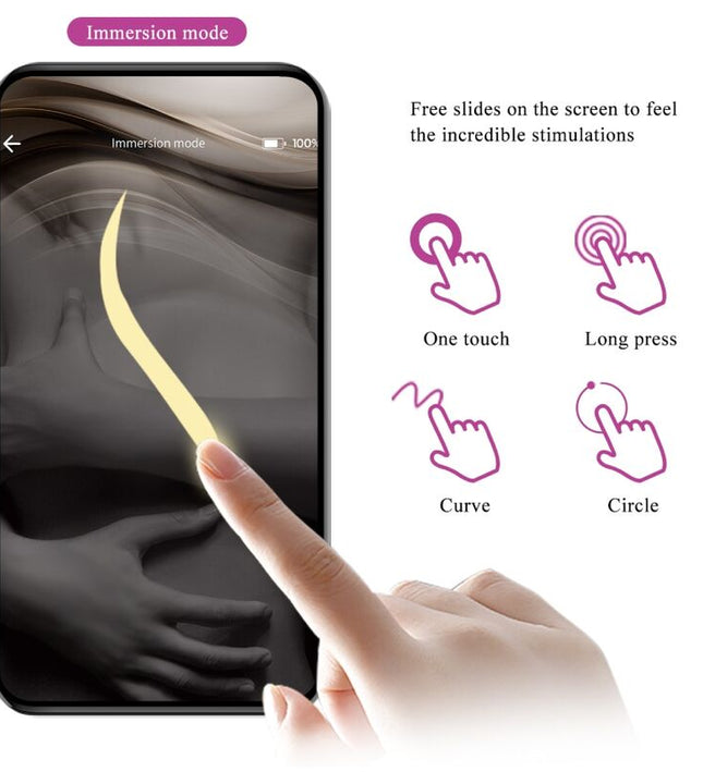 PRETTY LOVE - JAYLEEN VIBRATOR APP REMOTE CONTROL PURPLE