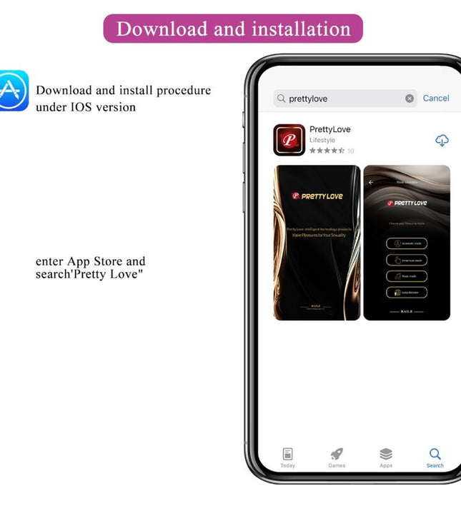 PRETTY LOVE - JAYLEEN VIBRATOR APP REMOTE CONTROL PURPLE