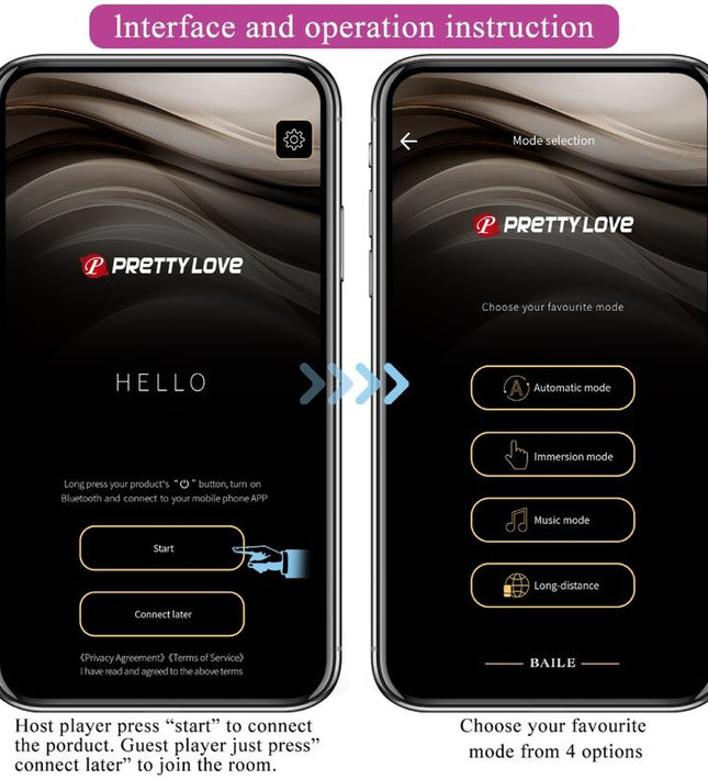 PRETTY LOVE - JAYLEEN VIBRATOR APP REMOTE CONTROL PURPLE