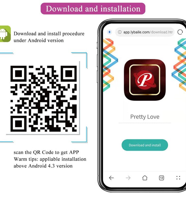 PRETTY LOVE - JAYLEEN VIBRATOR APP REMOTE CONTROL PURPLE