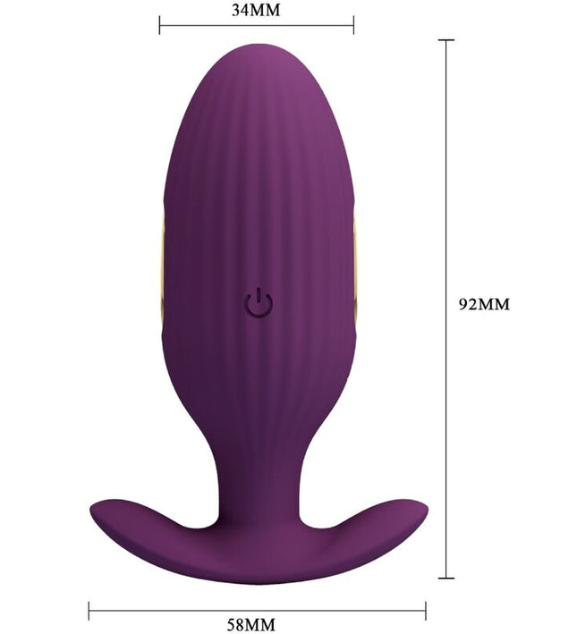 PRETTY LOVE - JEFFERSON APP CONTROLLED ANAL PLUG PURPLE