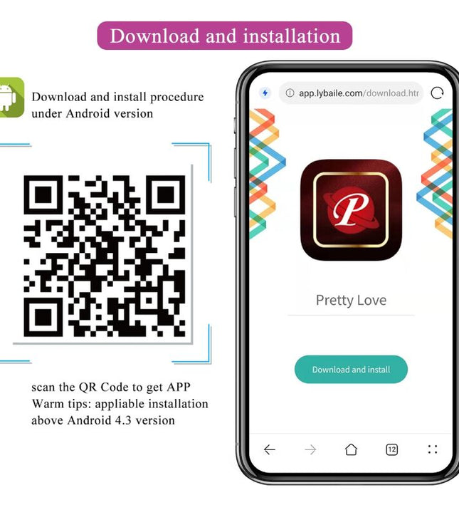 PRETTY LOVE - JEFFERSON APP CONTROLLED ANAL PLUG PURPLE