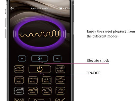 PRETTY LOVE - JEFFERSON APP CONTROLLED ANAL PLUG PURPLE