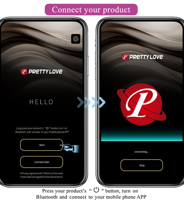 PRETTY LOVE - JEFFERSON APP CONTROLLED ANAL PLUG PURPLE