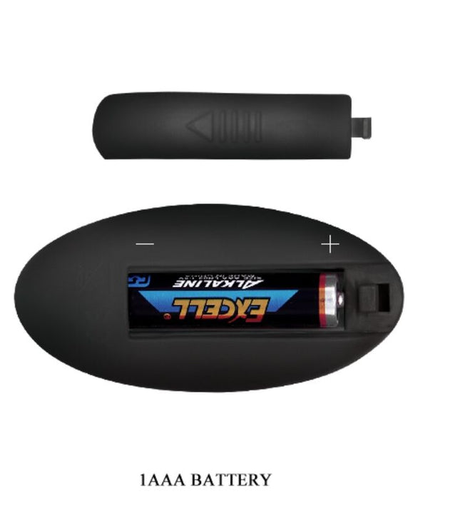 MR PLAY - POWERFUL VIBRATOR REMOTE CONTROL ANAL PLUG BLACK