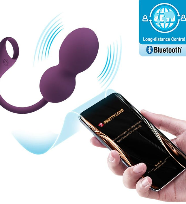PRETTY LOVE - ELVIRA KEGEL BALLS APP REMOTE CONTROL PURPLE