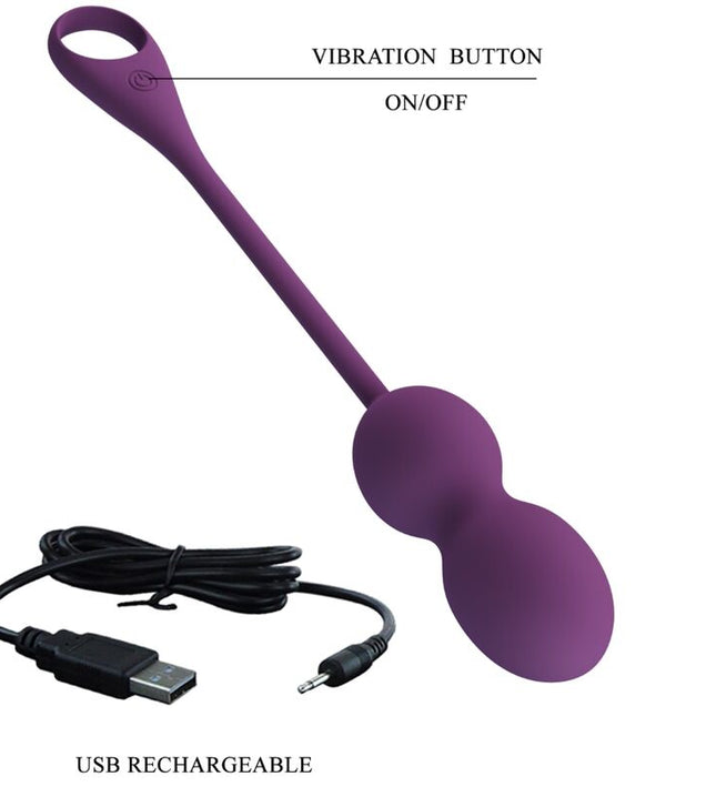 PRETTY LOVE - ELVIRA KEGEL BALLS APP REMOTE CONTROL PURPLE