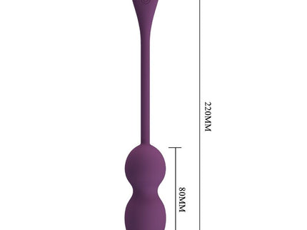 PRETTY LOVE - ELVIRA KEGEL BALLS APP REMOTE CONTROL PURPLE