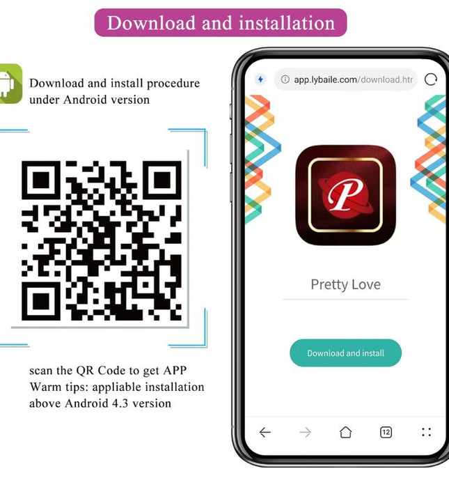 PRETTY LOVE - ELVIRA KEGEL BALLS APP REMOTE CONTROL PURPLE