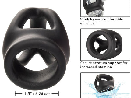 CALEXOTICS - ALPHA DUAL CAGE RING BLACK