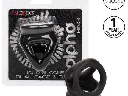 CALEXOTICS - ALPHA DUAL CAGE RING BLACK