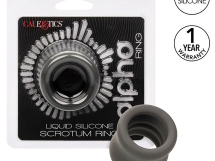 CALEXOTICS - ALPHA SCROTUM STRETCHING RING BLACK