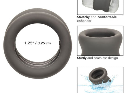 CALEXOTICS - ALPHA SCROTUM STRETCHING RING BLACK