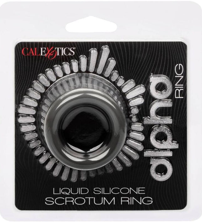 CALEXOTICS - ALPHA SCROTUM STRETCHING RING BLACK