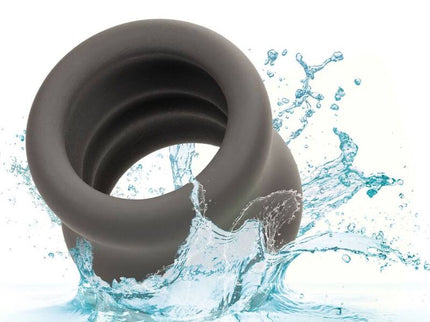 CALEXOTICS - ALPHA SCROTUM STRETCHING RING BLACK