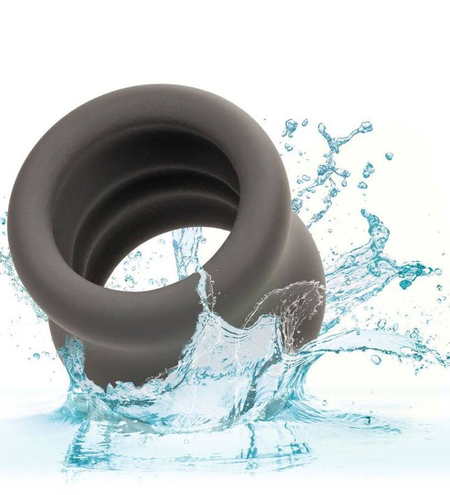 CALEXOTICS - ALPHA SCROTUM STRETCHING RING BLACK