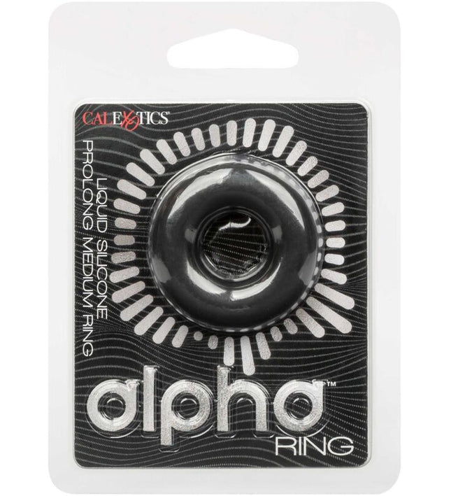 CALEXOTICS - ALPHA PROLONG MEDIUM RING BLACK