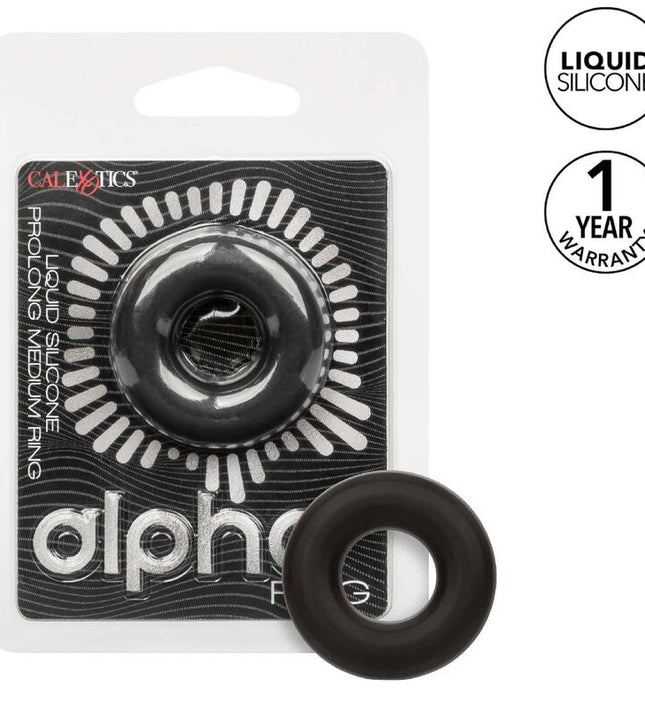 CALEXOTICS - ALPHA PROLONG MEDIUM RING BLACK