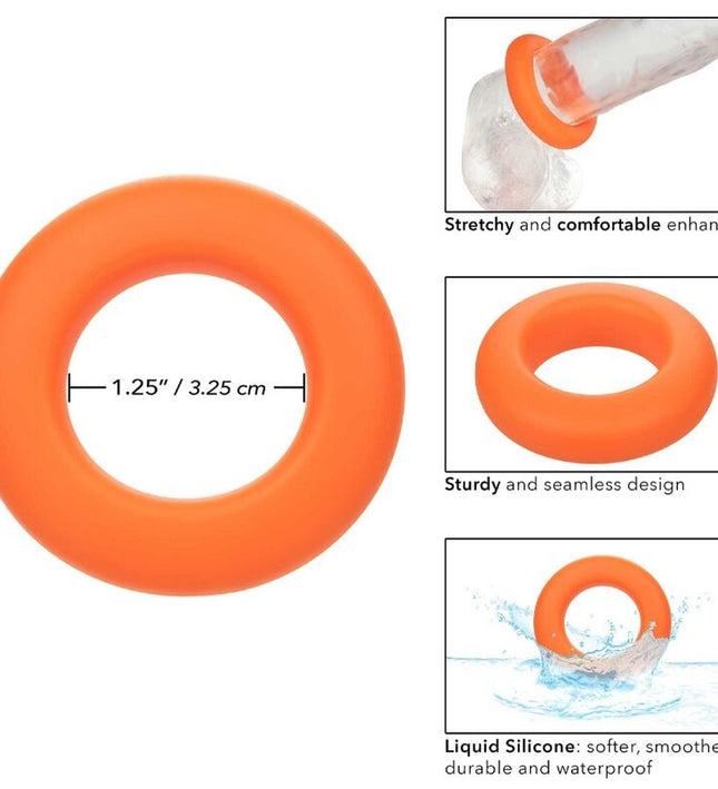 CALEXOTICS - ALPHA PROLONG LARGE RING ORANGE