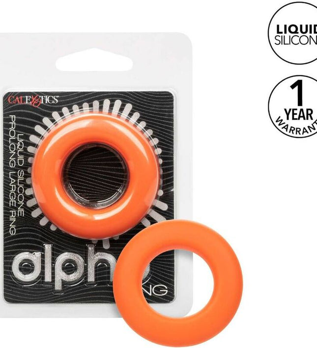 CALEXOTICS - ALPHA PROLONG LARGE RING ORANGE