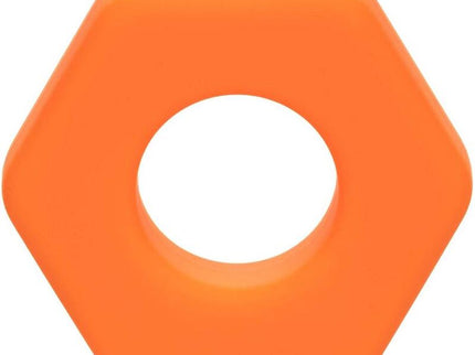 CALEXOTICS - ALPHA PROLONG SEXAGON RING ORANGE