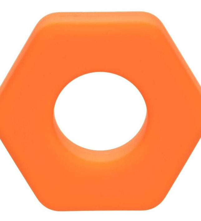 CALEXOTICS - ALPHA PROLONG SEXAGON RING ORANGE