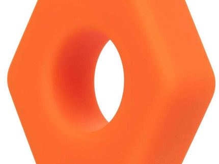 CALEXOTICS - ALPHA PROLONG SEXAGON RING ORANGE