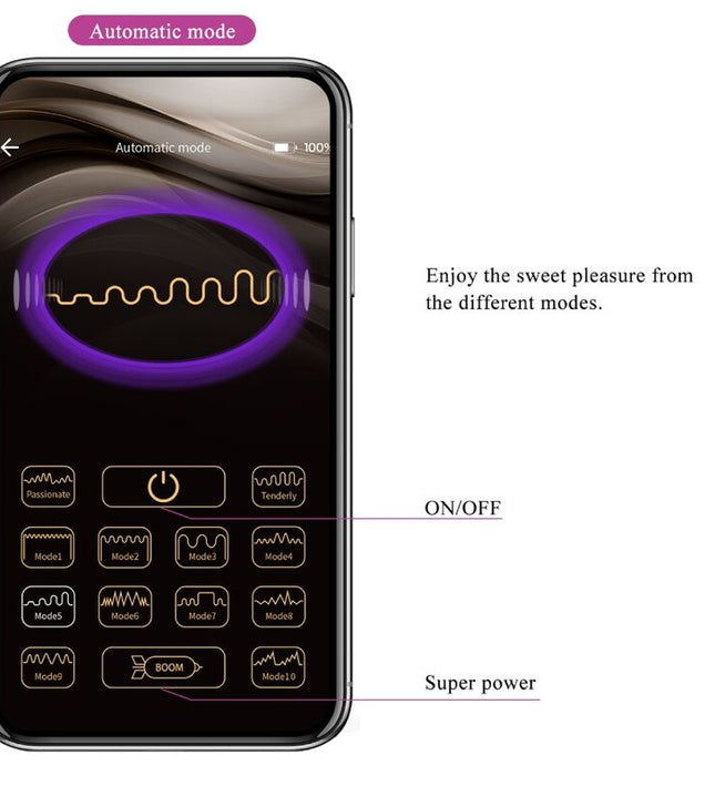 PRETTY LOVE - DOREEN PURPLE RECHARGEABLE VIBRATING EGG