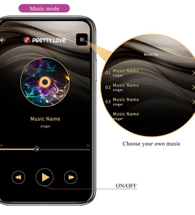 PRETTY LOVE - DOREEN PURPLE RECHARGEABLE VIBRATING EGG