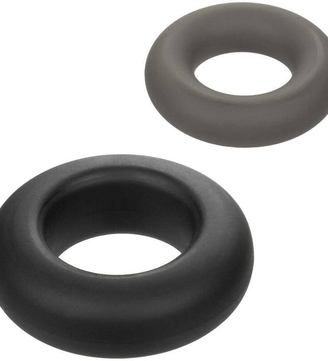 CALEXOTICS - ALPHA PROLONG SET OF 2 RING GREY