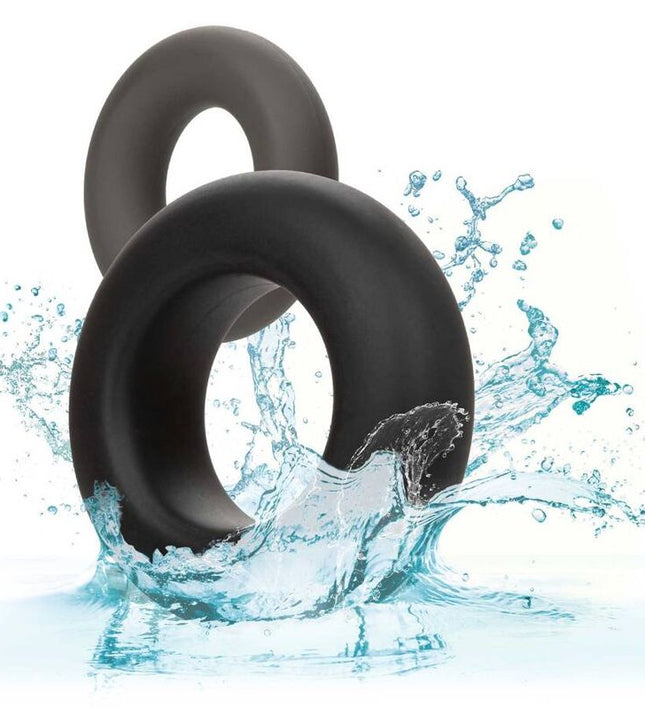 CALEXOTICS - ALPHA PROLONG SET OF 2 RING GREY