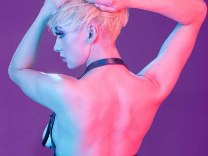 CALEXOTICS - EUPHORIA HALTER BUCKLE HARNESS BLACK