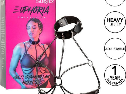 CALEXOTICS - EUPHORIA MULTI CHAIN COLLAR HARNESS