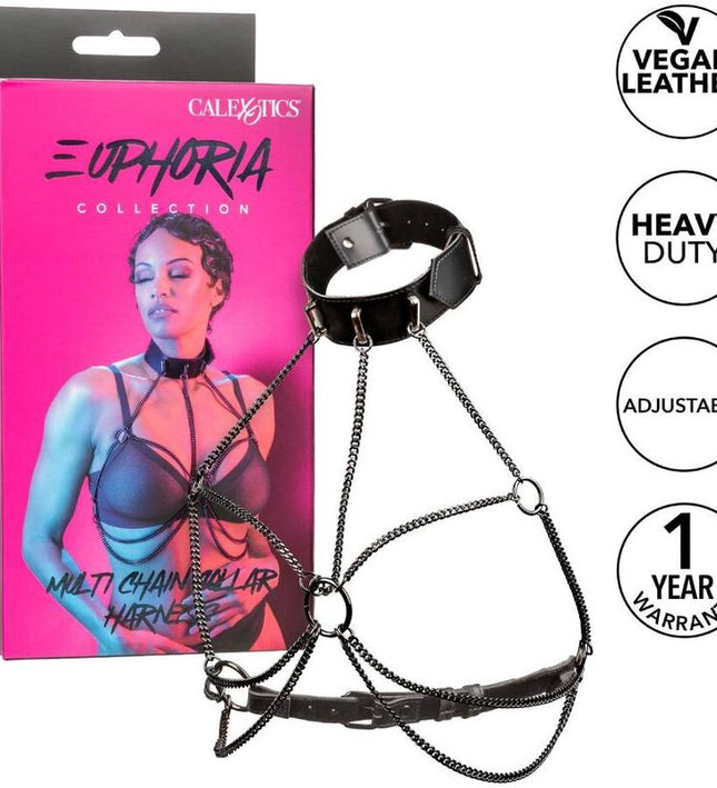 CALEXOTICS - EUPHORIA MULTI CHAIN COLLAR HARNESS