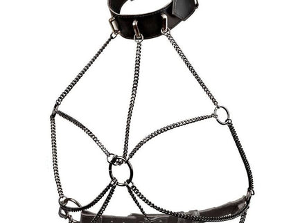 CALEXOTICS - EUPHORIA PLUS SIZE MULTI CHAIN COLLAR HARNESS