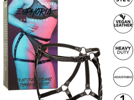 CALEXOTICS - EUPHORIA PLUS SIZE RIDING THIGH HARNESS