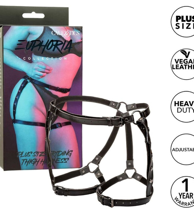 CALEXOTICS - EUPHORIA PLUS SIZE RIDING THIGH HARNESS