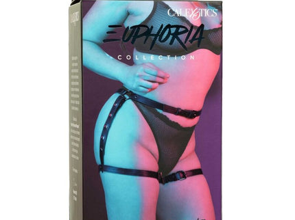 CALEXOTICS - EUPHORIA PLUS SIZE RIDING THIGH HARNESS