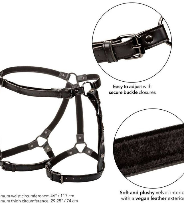 CALEXOTICS - EUPHORIA PLUS SIZE RIDING THIGH HARNESS