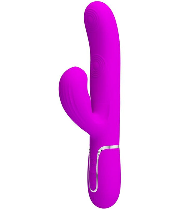 PRETTY LOVE - PERLITA MULTIFUNCTION 3 IN 1 G-SPOT VIBRATOR VIOLET
