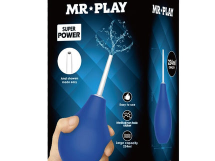 MR PLAY - ANAL DOUCHE BLUEB SUPER POWER BLUE