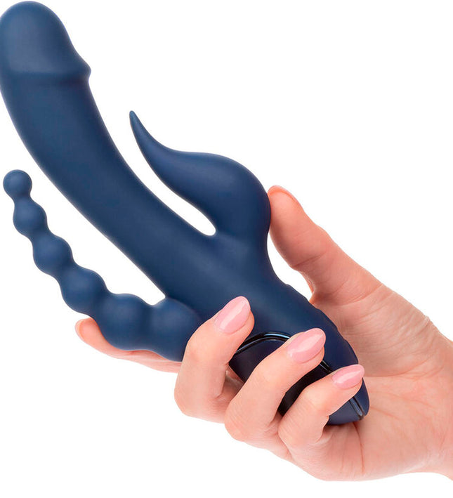 CALEXOTICS - VIBRATOR TRIPLE ORGASM BLUE