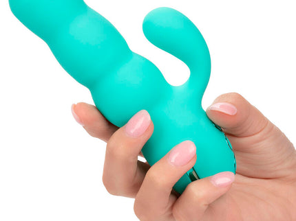 CALEXOTICS - DEL MAR DIVA VIBRATOR RABBIR AQUA GREEN BY CALIFORNIA DREAMING