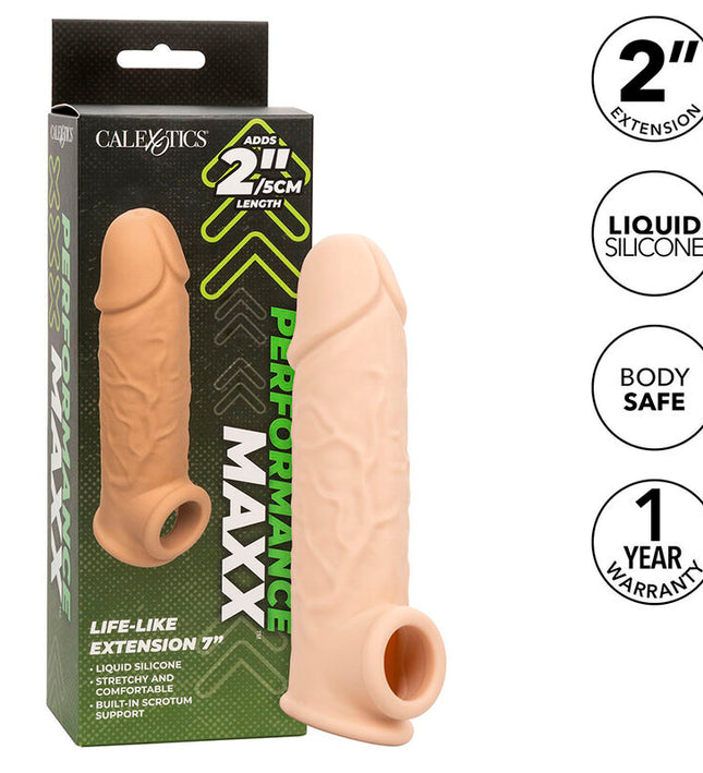 CALEXOTICS - PERFORMANCE MAXX LIFE-LIKE EXTENSION 7 LIGHT SKIN