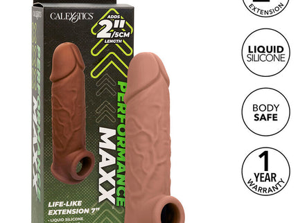 CALEXOTICS - PERFORMANCE MAXX LIFE-LIKE EXTENSION 7 BROWN SKIN