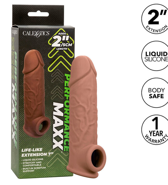 CALEXOTICS - PERFORMANCE MAXX LIFE-LIKE EXTENSION 7 BROWN SKIN